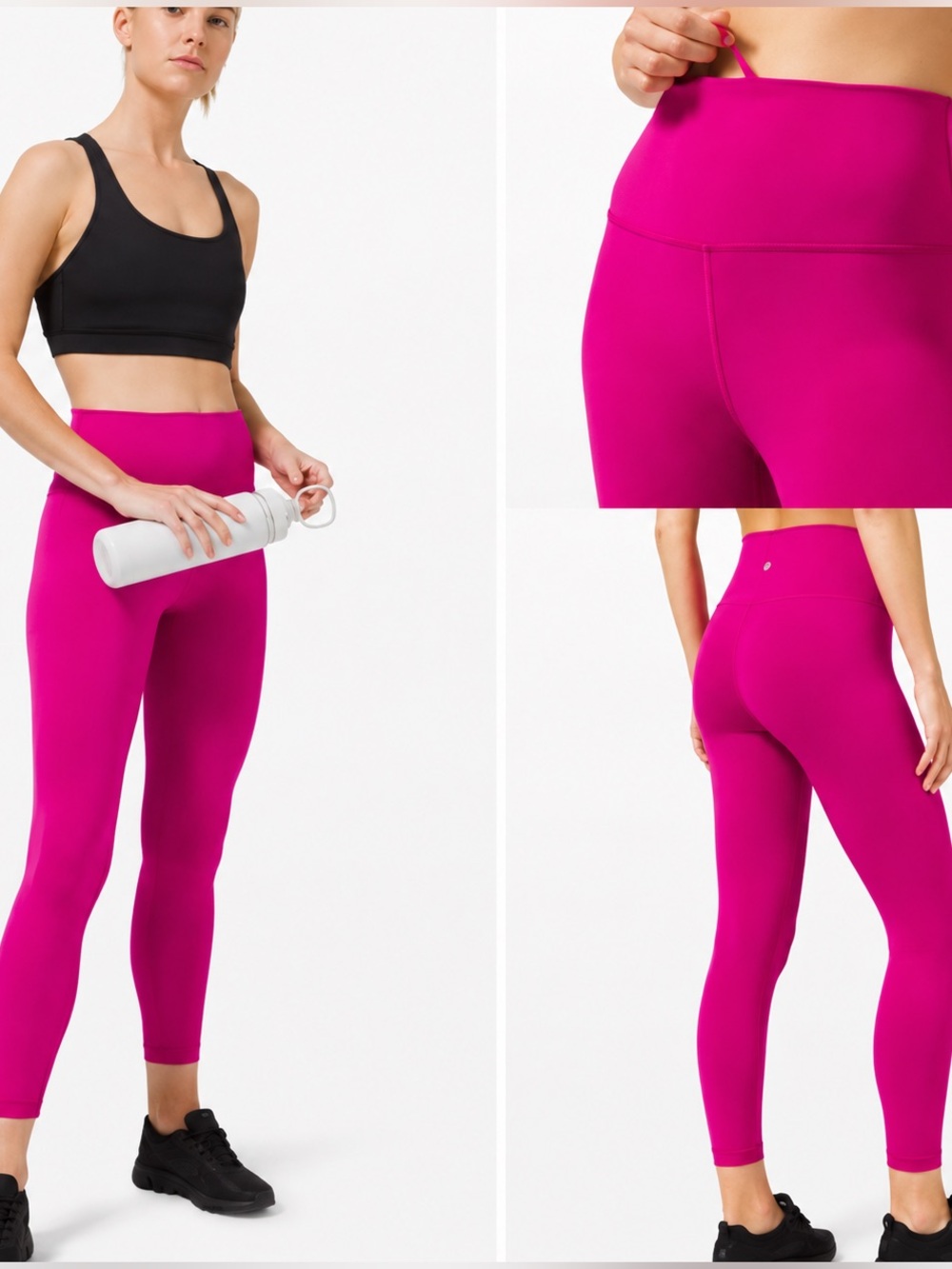 Lululemon NWOT Align™ High-Rise Pant Magenta Pink Waistband Pocket Size 0 Yoga - Picture 3 of 10